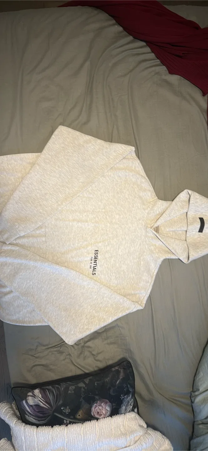 Essentials Fear of God Hoodie Light Oatmeal