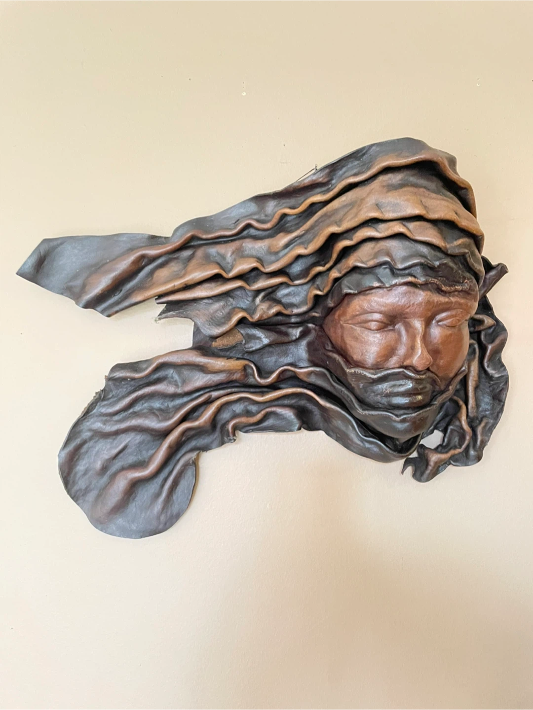 Leather Wall Art Sculpture