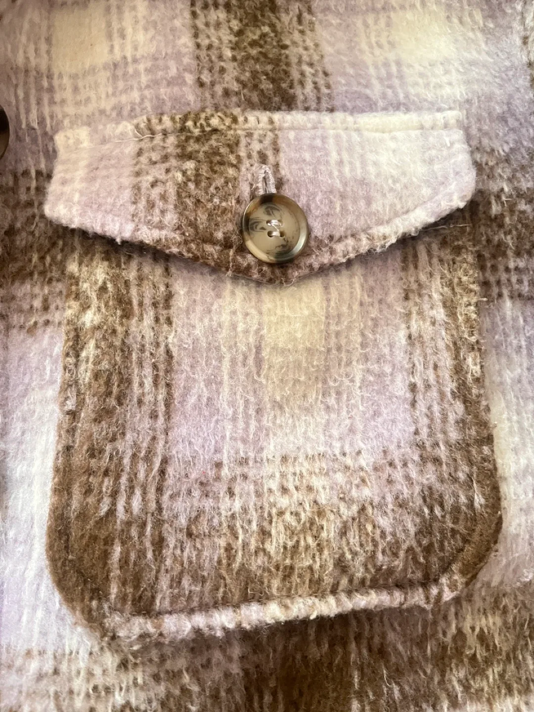 Avec Les Filles Plaid Shacket - Size L image indicator(3)