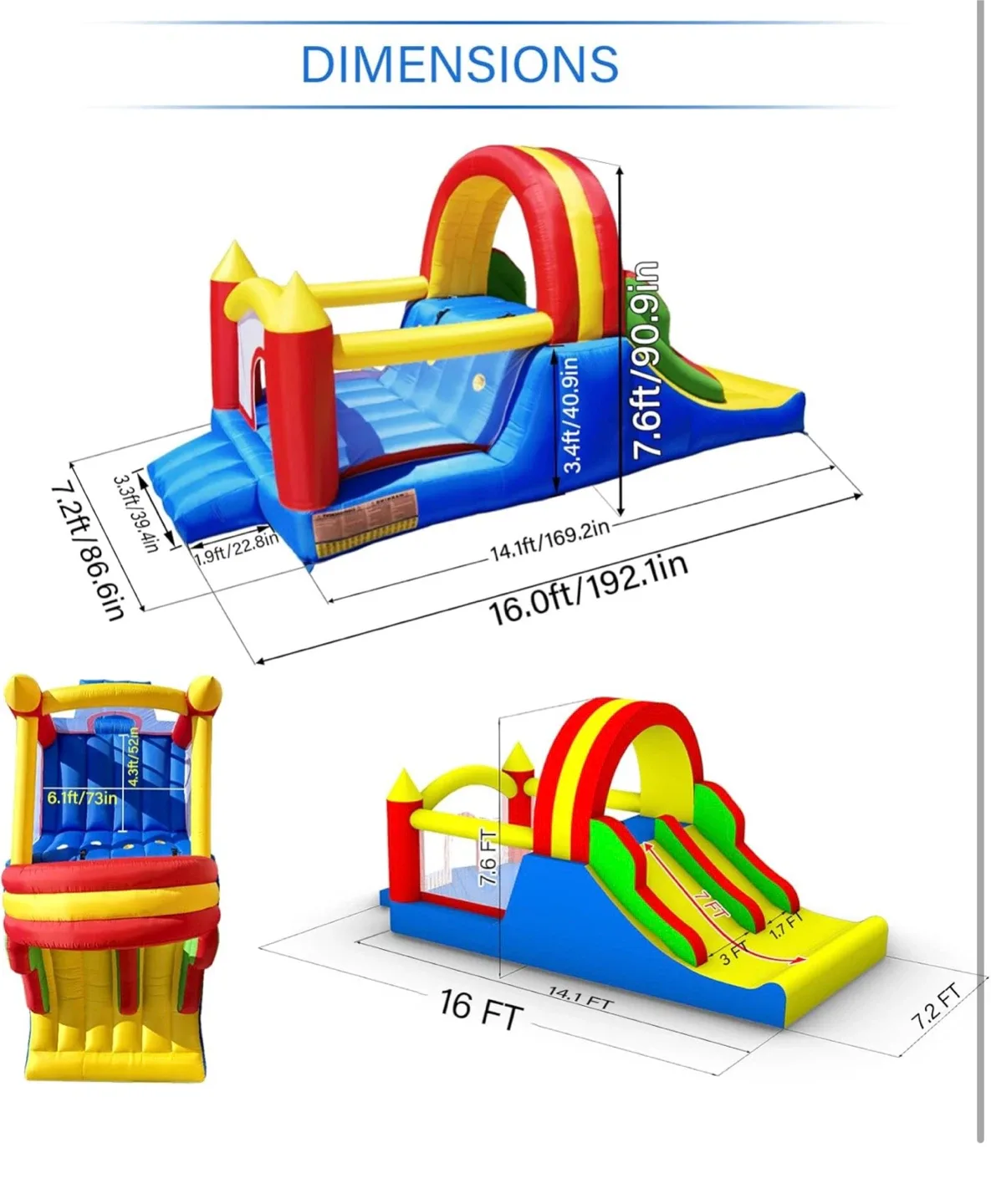 Bouncy Castle Inflatable Kids Bouncer image indicator(5)