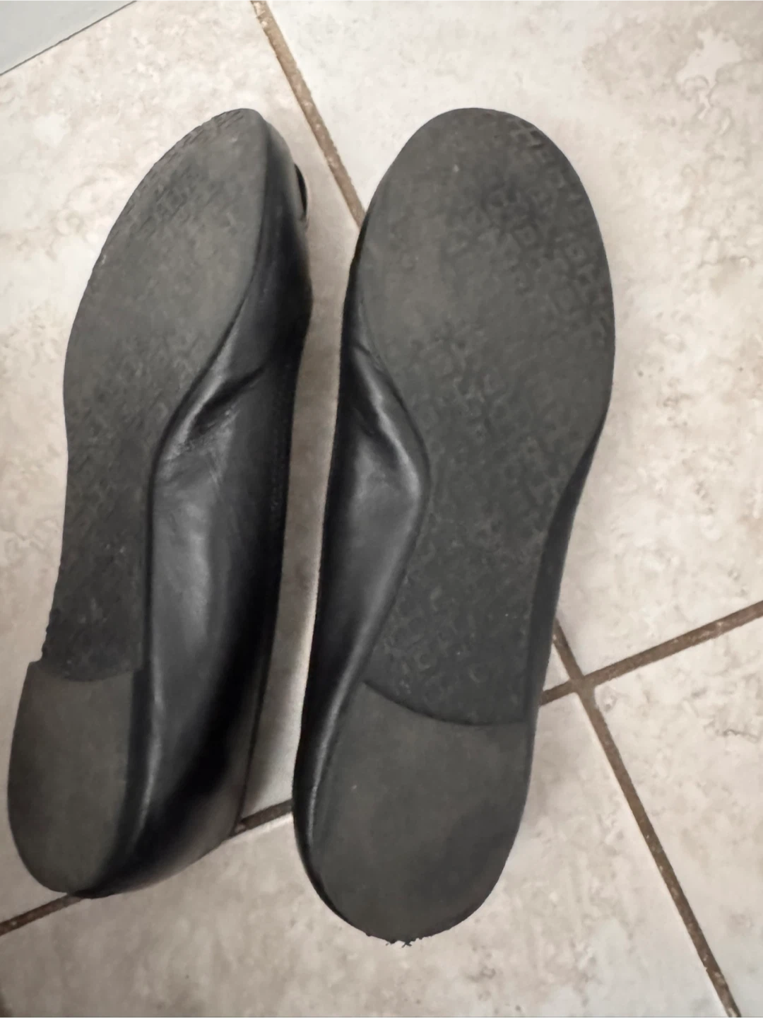 Tory Burch Black Leather Ballet Flats - photo 2