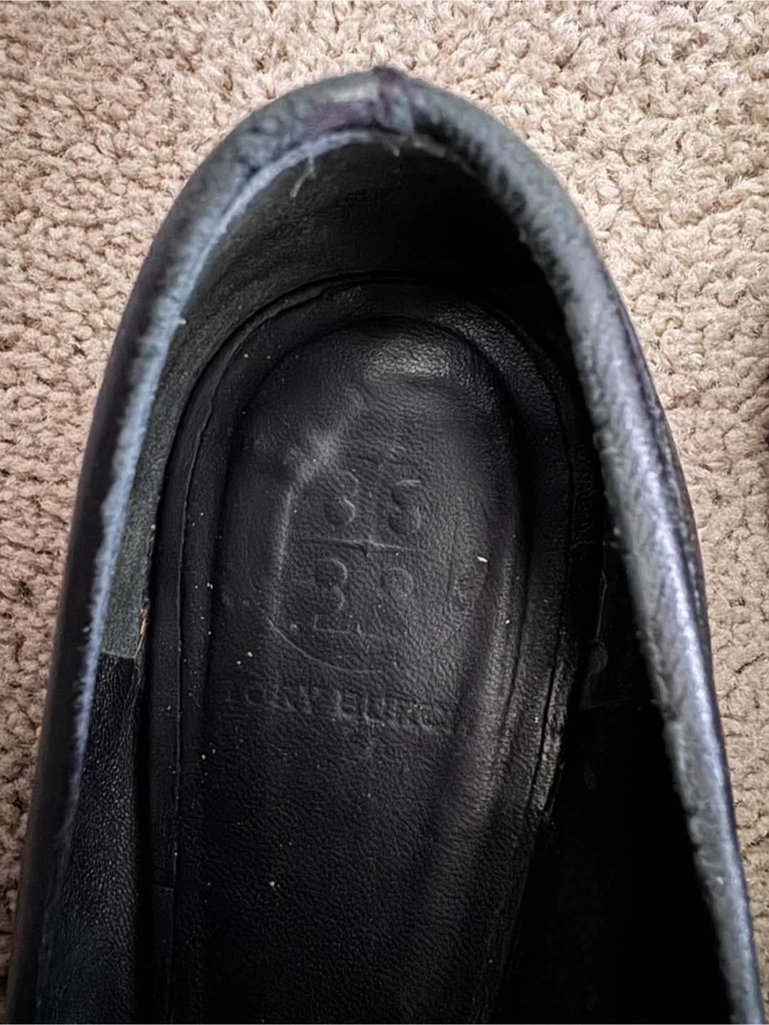 Tory Burch Black Leather Ballet Flats - photo 3