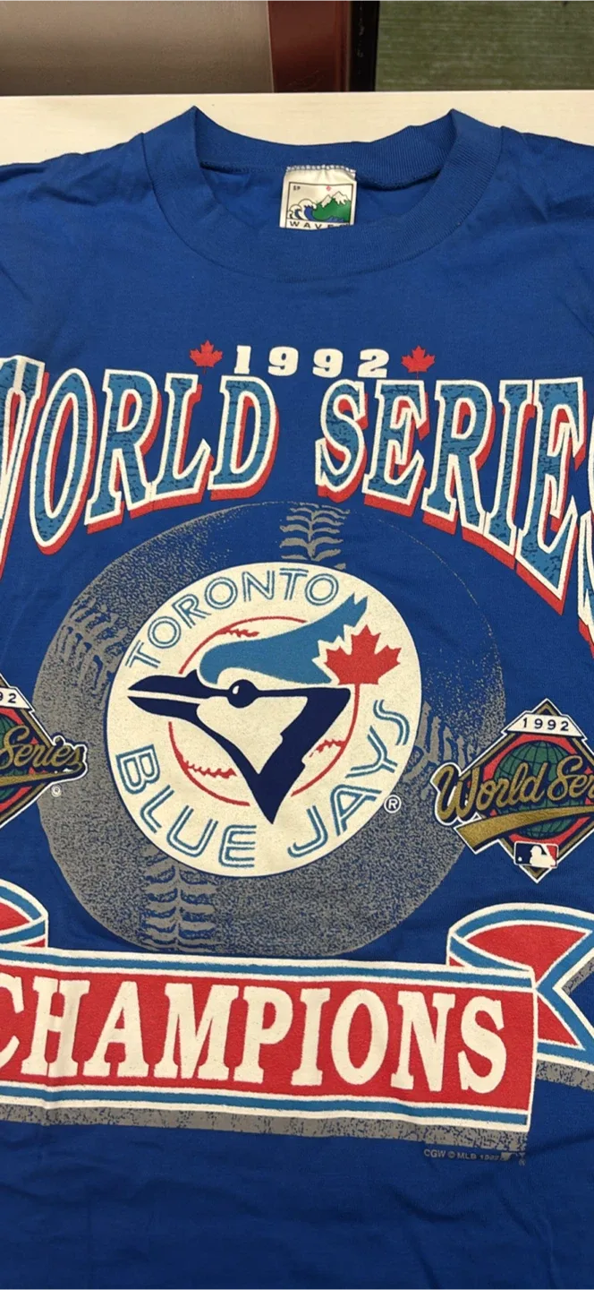 Toronto Blue Jays 1992 World Series Champions T-Shirt image indicator(2)