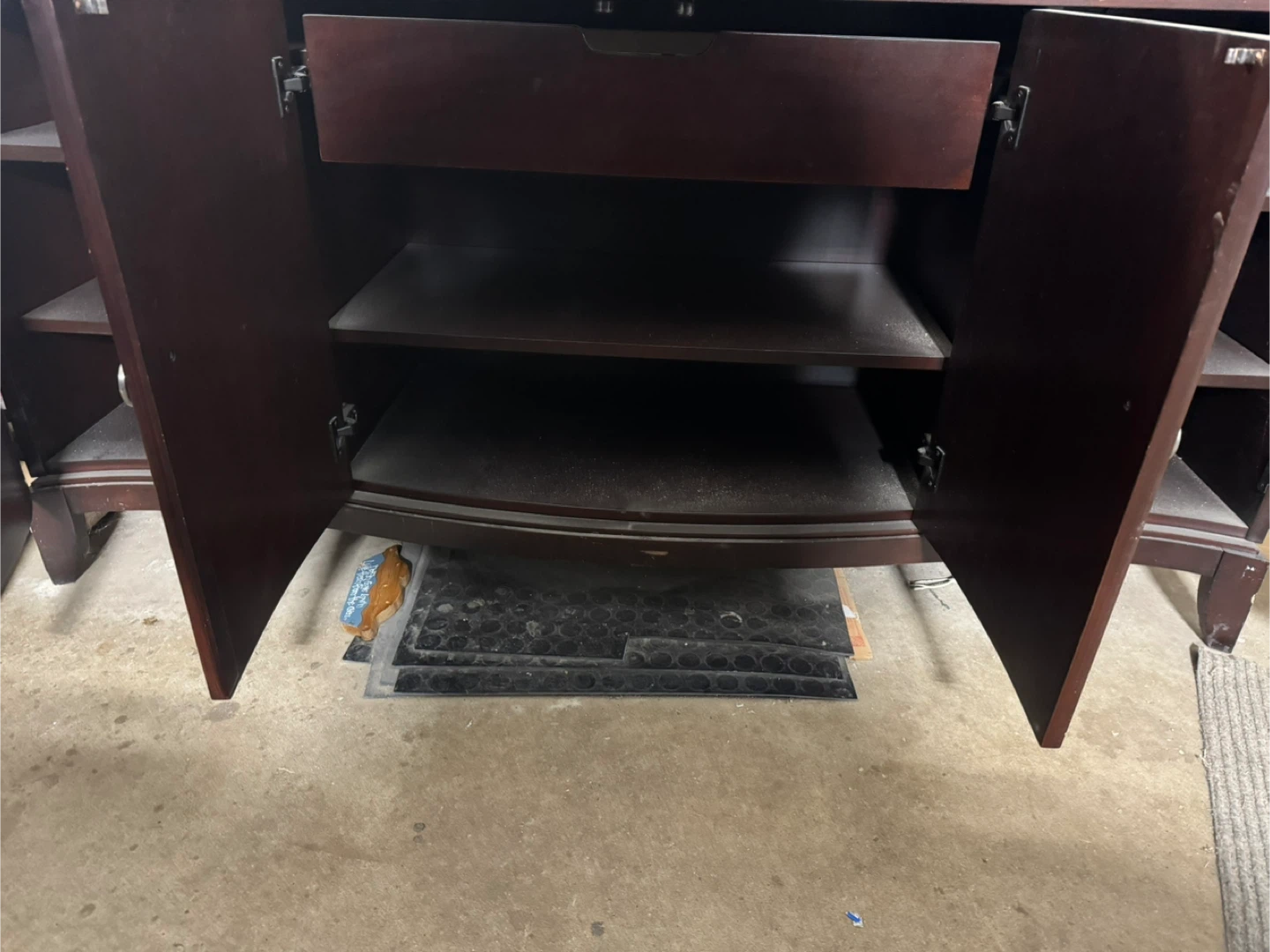 Dark Brown Wood Cabinet - photo 2