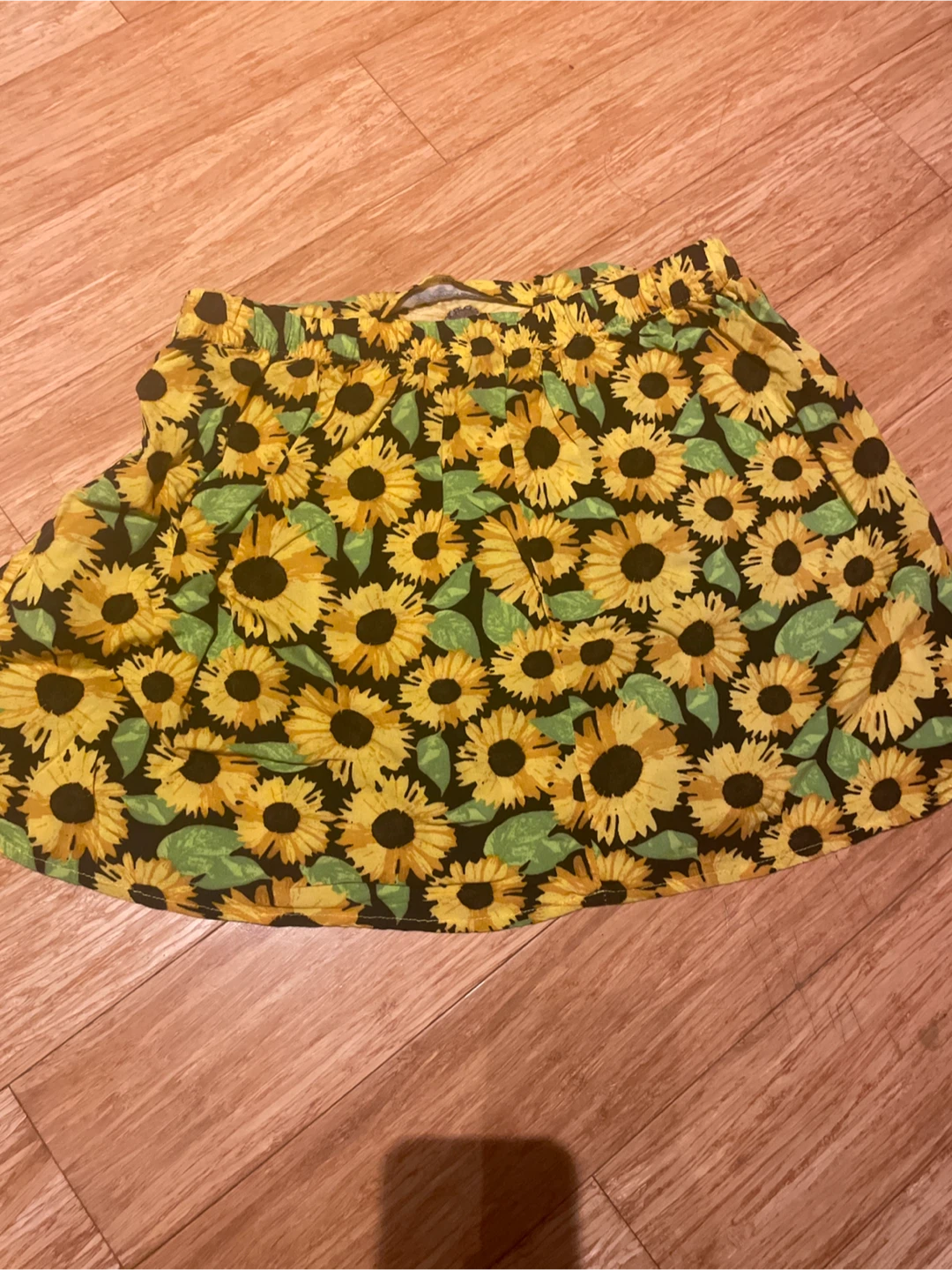 Sunflower Print Skirt