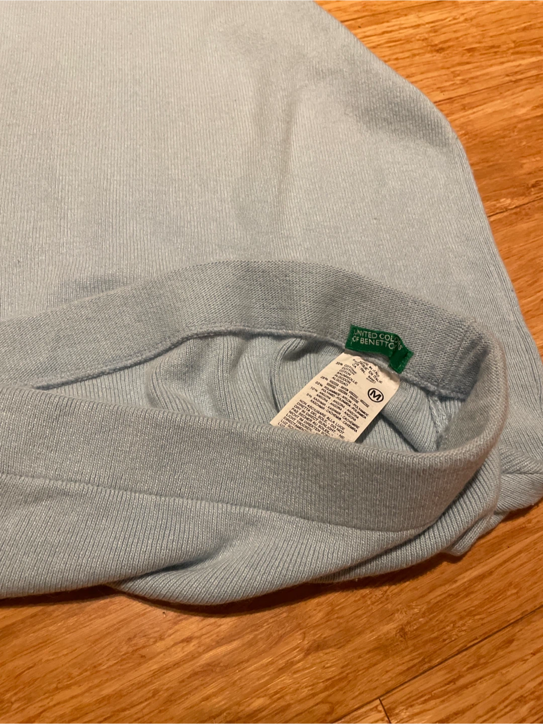 Benetton Light Blue Skirt - Size M - photo 2