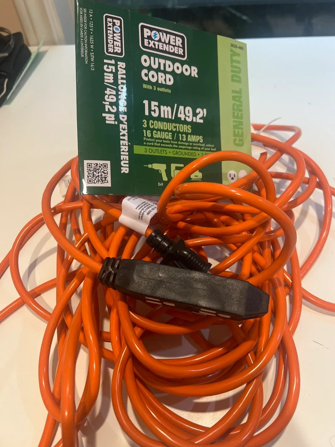 Power Extender Outdoor Cord - 15m/49.2ft image indicator(4)