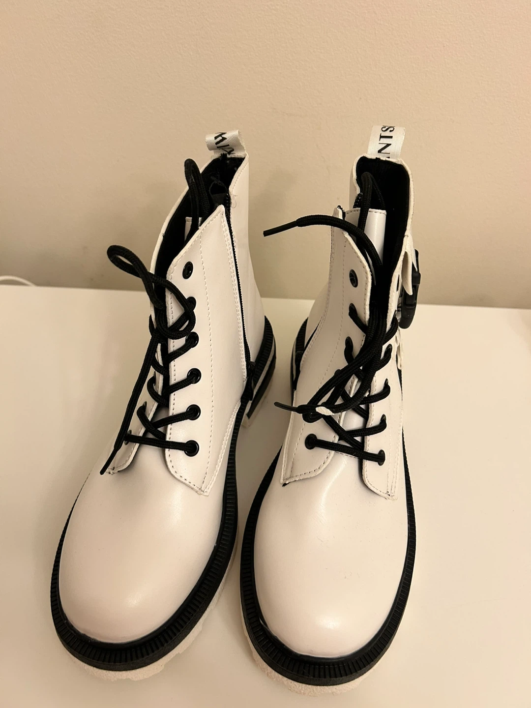 White Platform Boots - Size 40 - photo 2