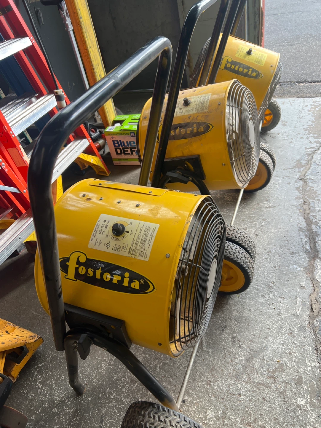 Fostoria Shop Heater - Yellow