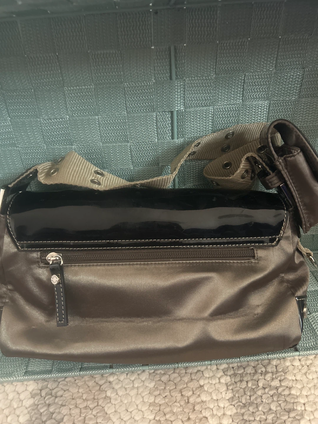 Guess Shoulder Bag - green  & black - photo 2