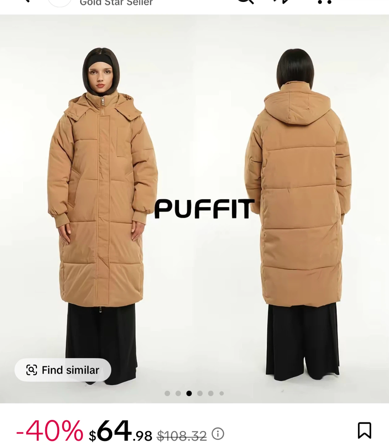 PUFFIT Padded Maxi Coat