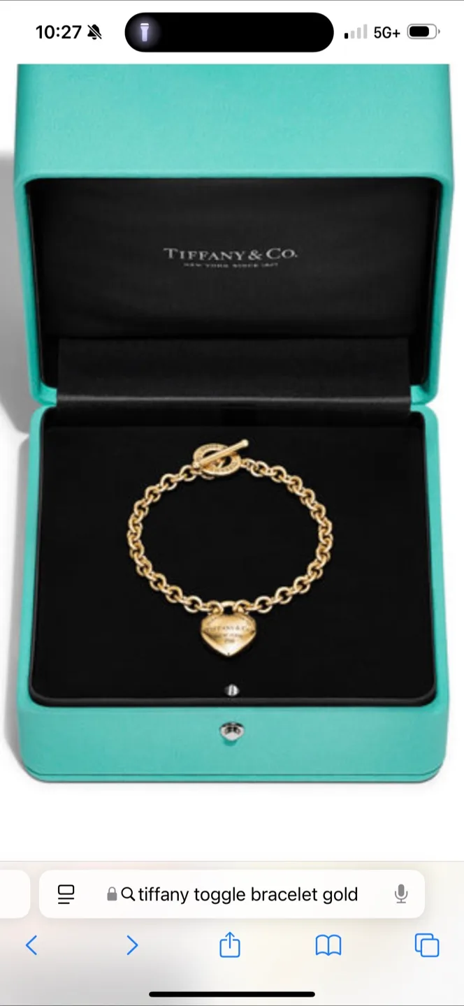 Tiffany & Co. Toggle Heart Bracelet