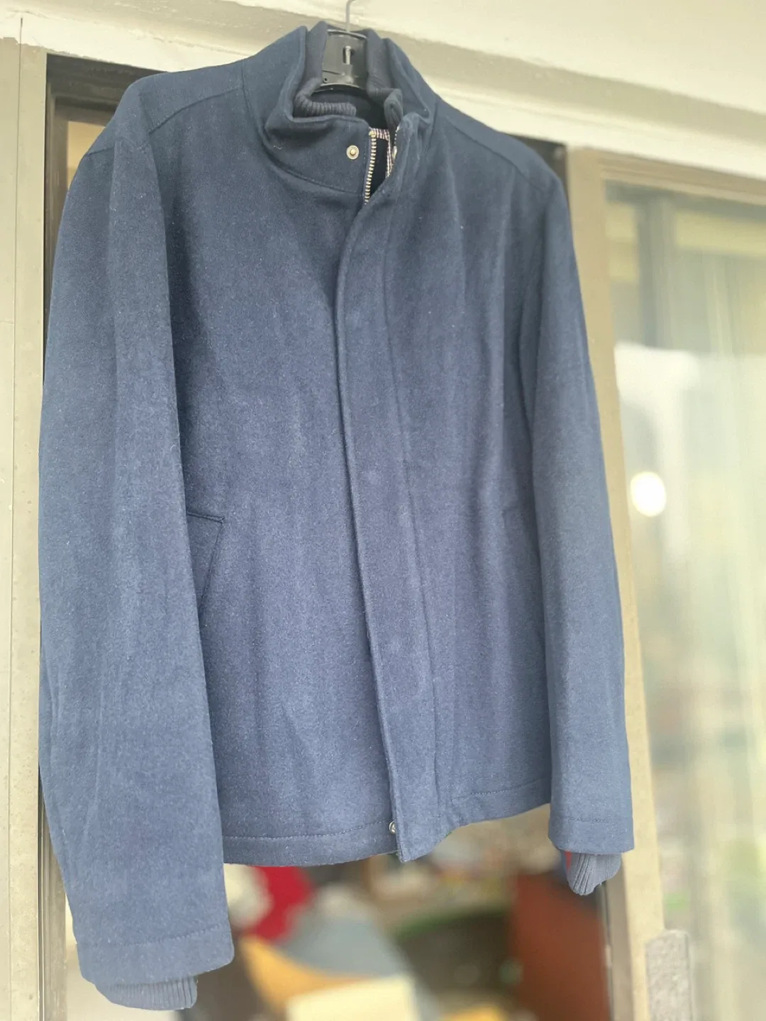 Caramelo Navy Blue Regular Fit Jacket - Size USA 44 image indicator(2)