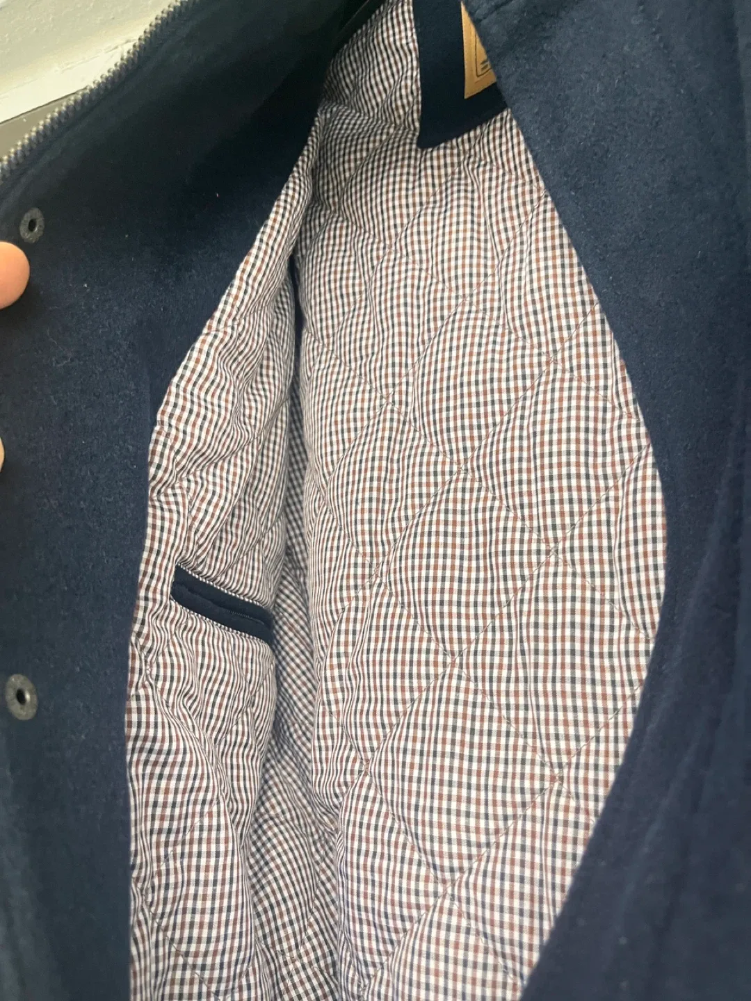 Caramelo Navy Blue Regular Fit Jacket - Size USA 44 image indicator(3)