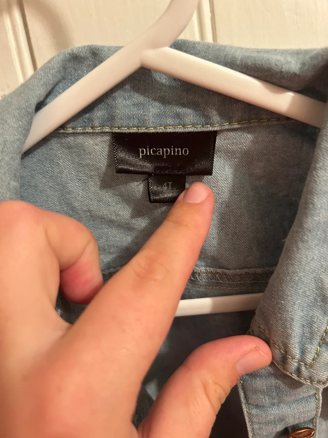 Picapino Denim Jacket - Size 4T image indicator(3)