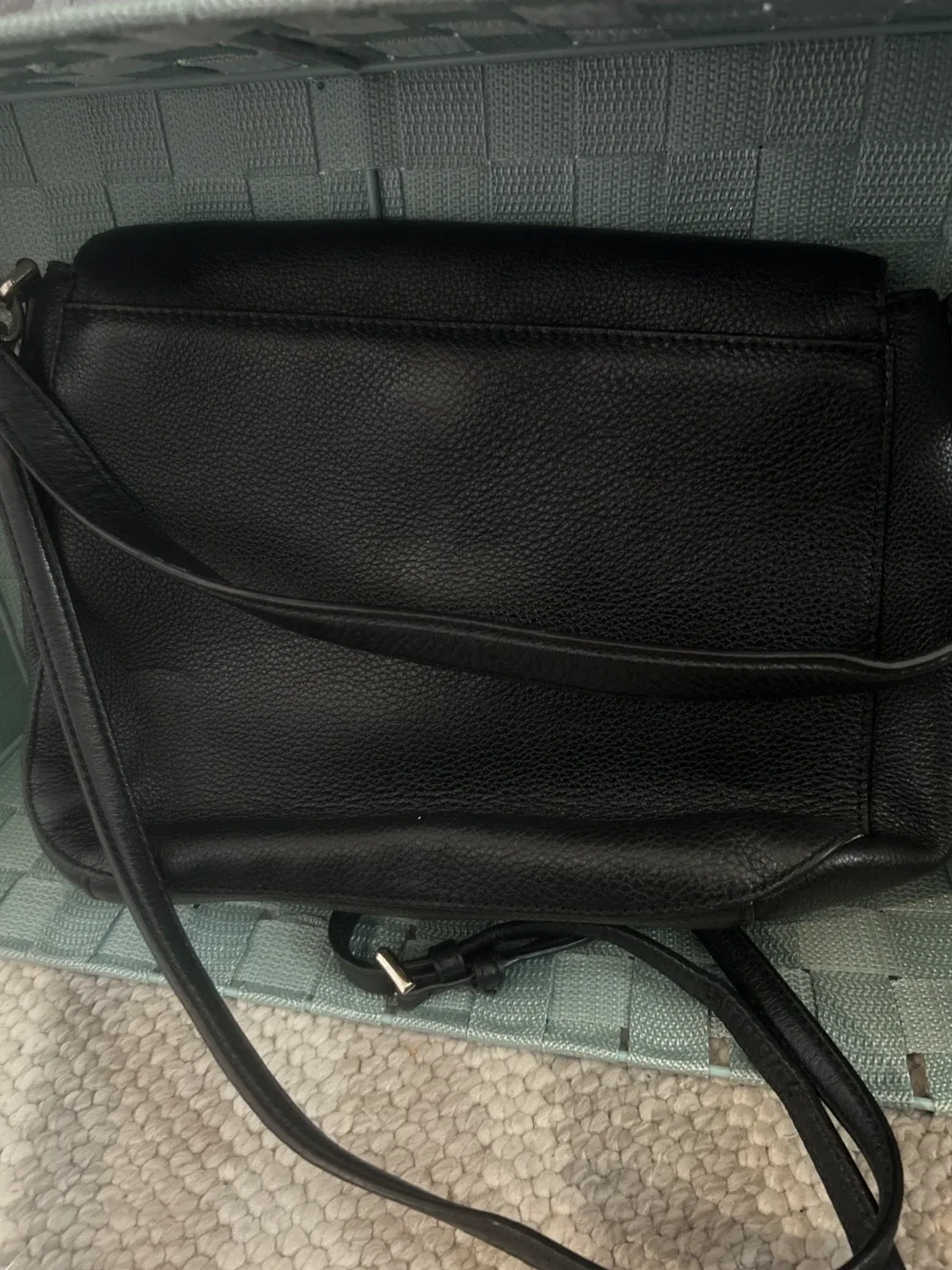Kate Spade Black Leather Crossbody Bag image indicator(2)