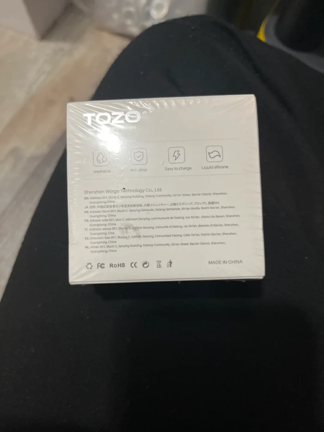 New TOZO T6 Case - Washable, Anti-Drop image indicator(2)