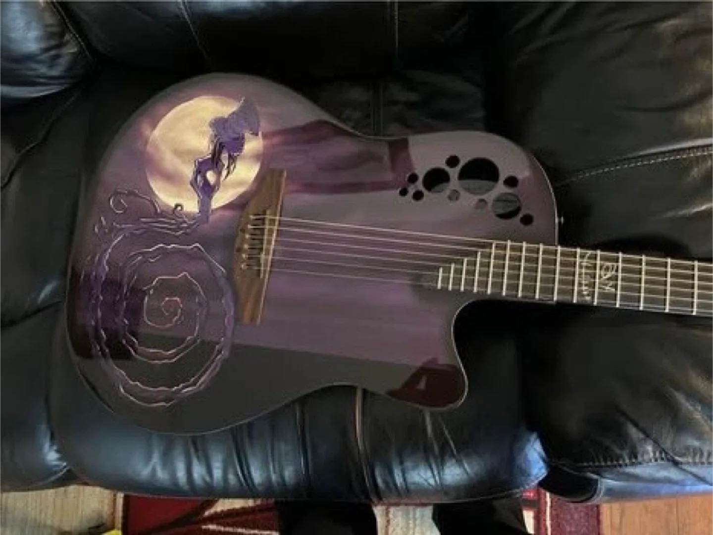 Ovation DJA34 Acoustic Guitar - The Demented Collection