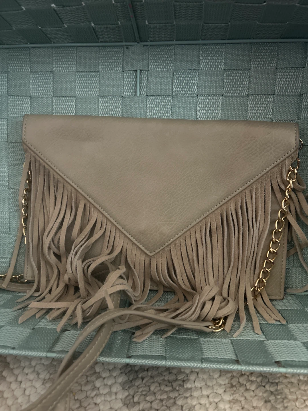 Fringe Clutch Purse
