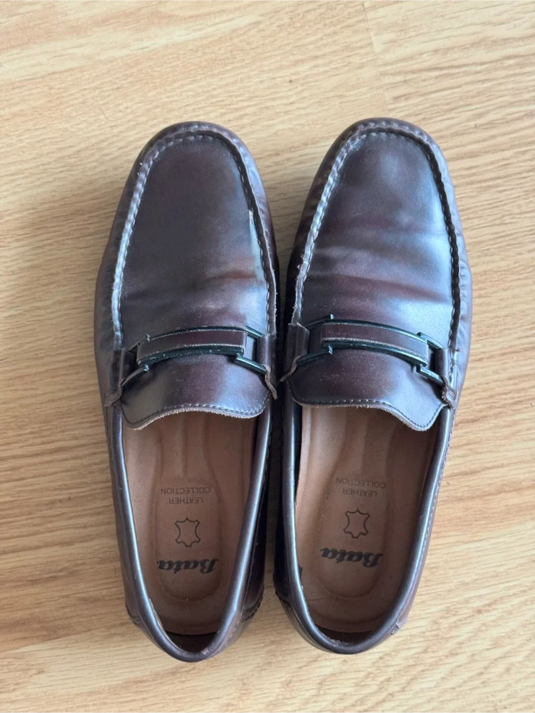 Bata Leather Loafers, Men's Size 8 image indicator(2)