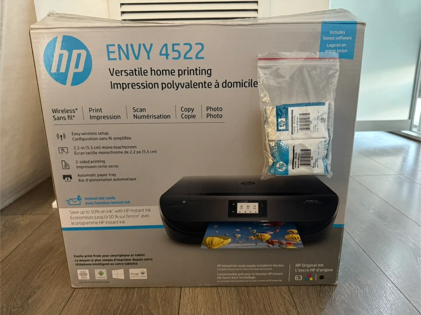 HP Envy 4522 Printer with Ink Cartridges thumbnail