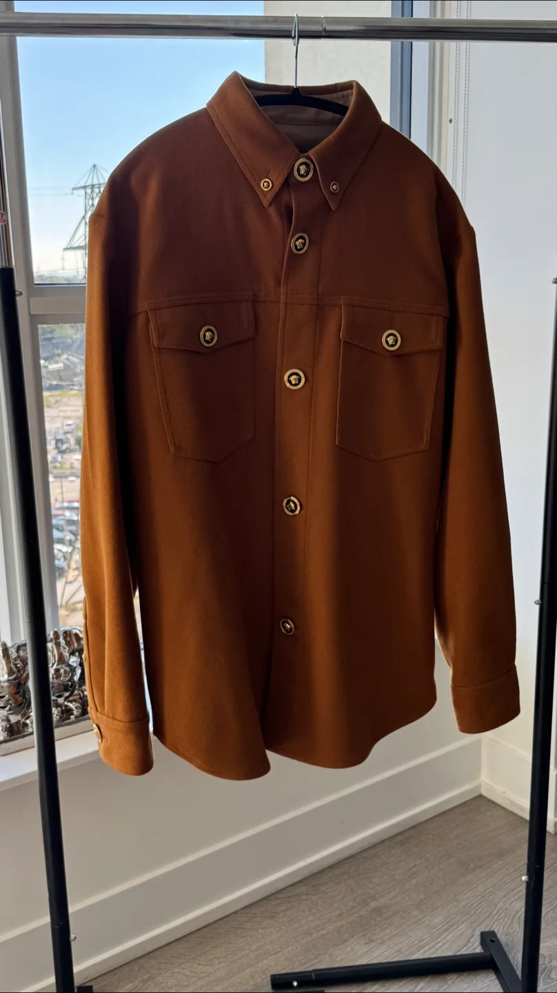 Authentic Versace Mens Button Up Shirt thumbnail