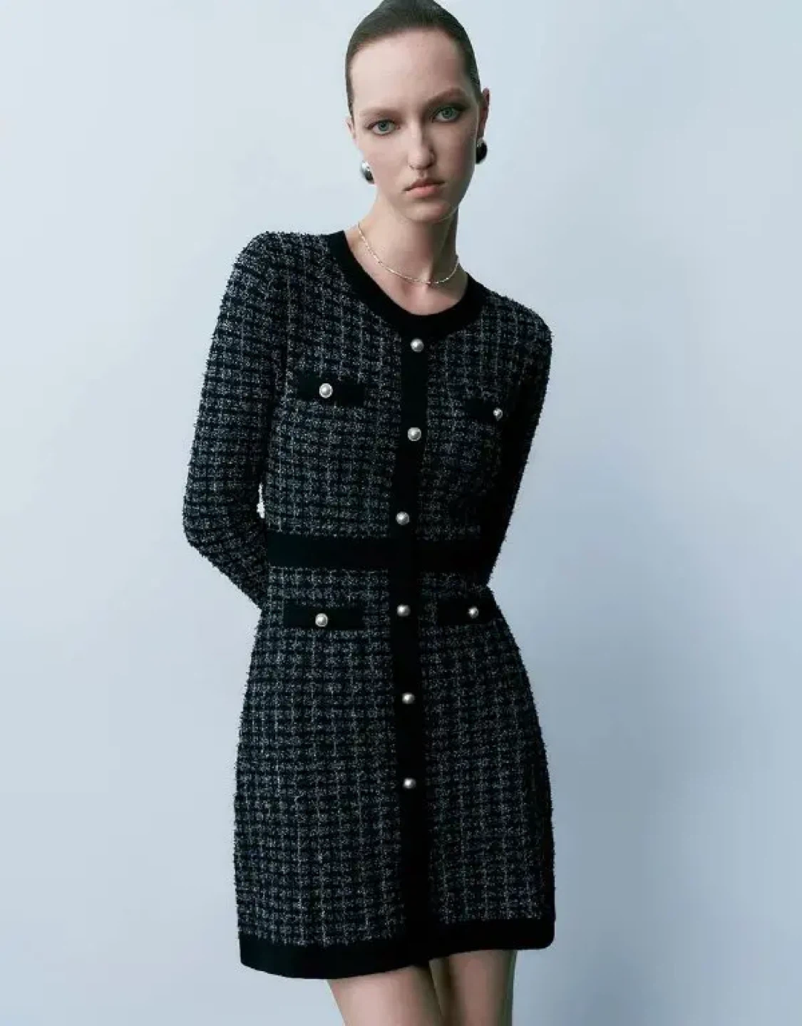 Urban Revivo Tweed Dress - Size M