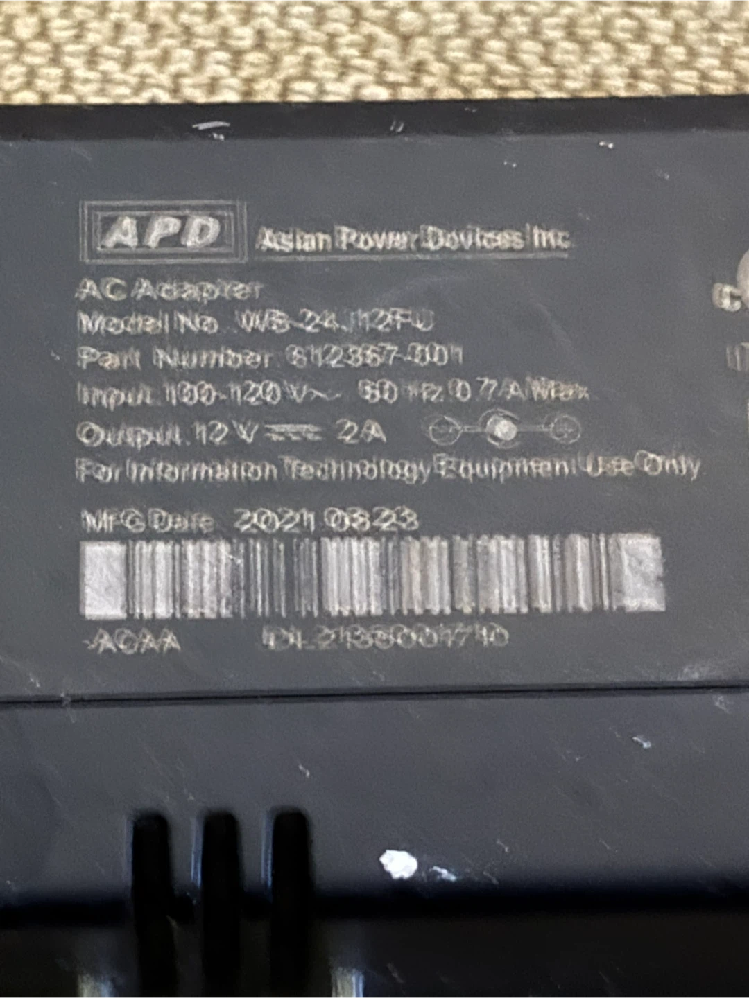 Arris 24W Power Adapter - photo 2