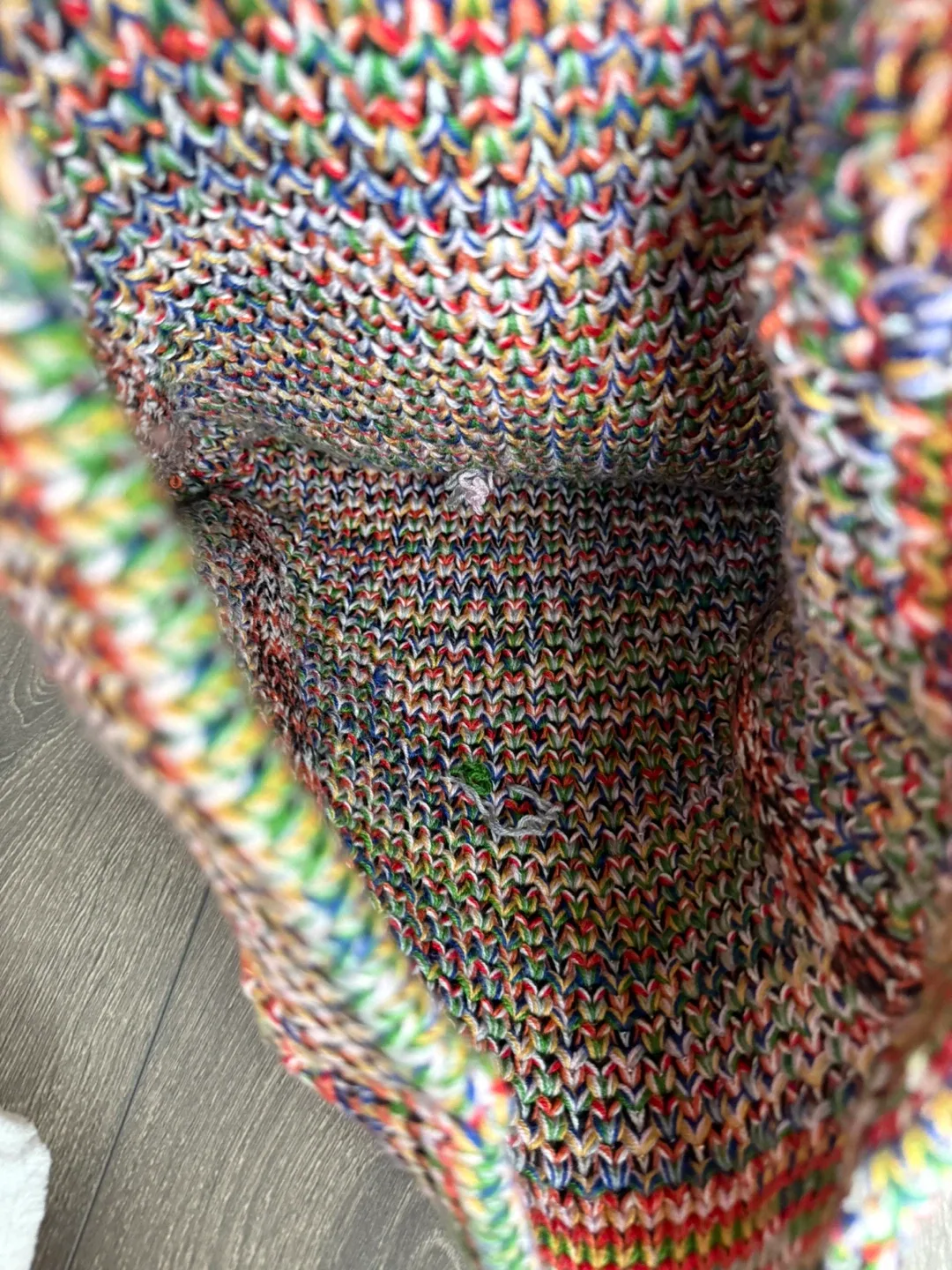 Chanel Multicolor Knit Sweater - Size 38 image indicator(10)