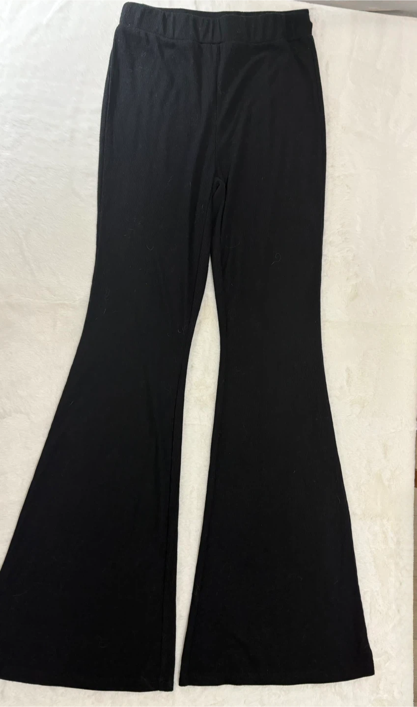 Black Flare Pants