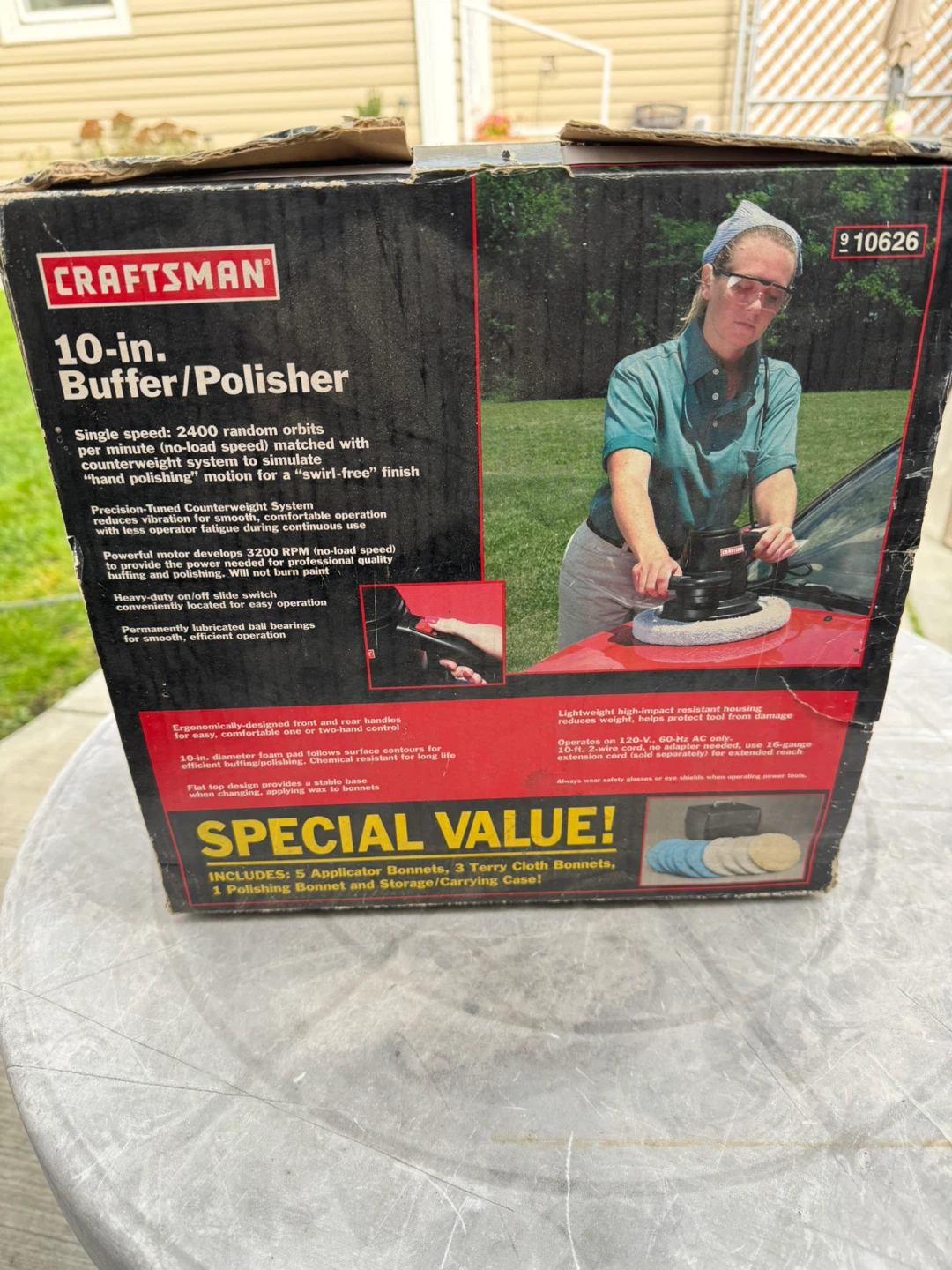 Craftsman 10-in. Buffer/Polisher w/ Case