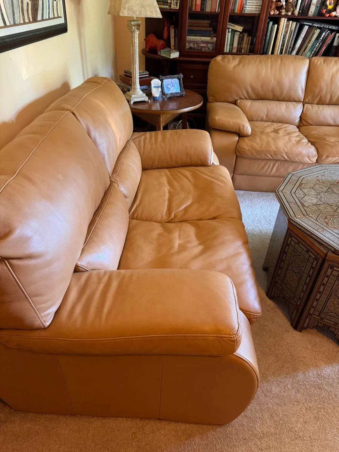 Leather love seat image indicator(2)