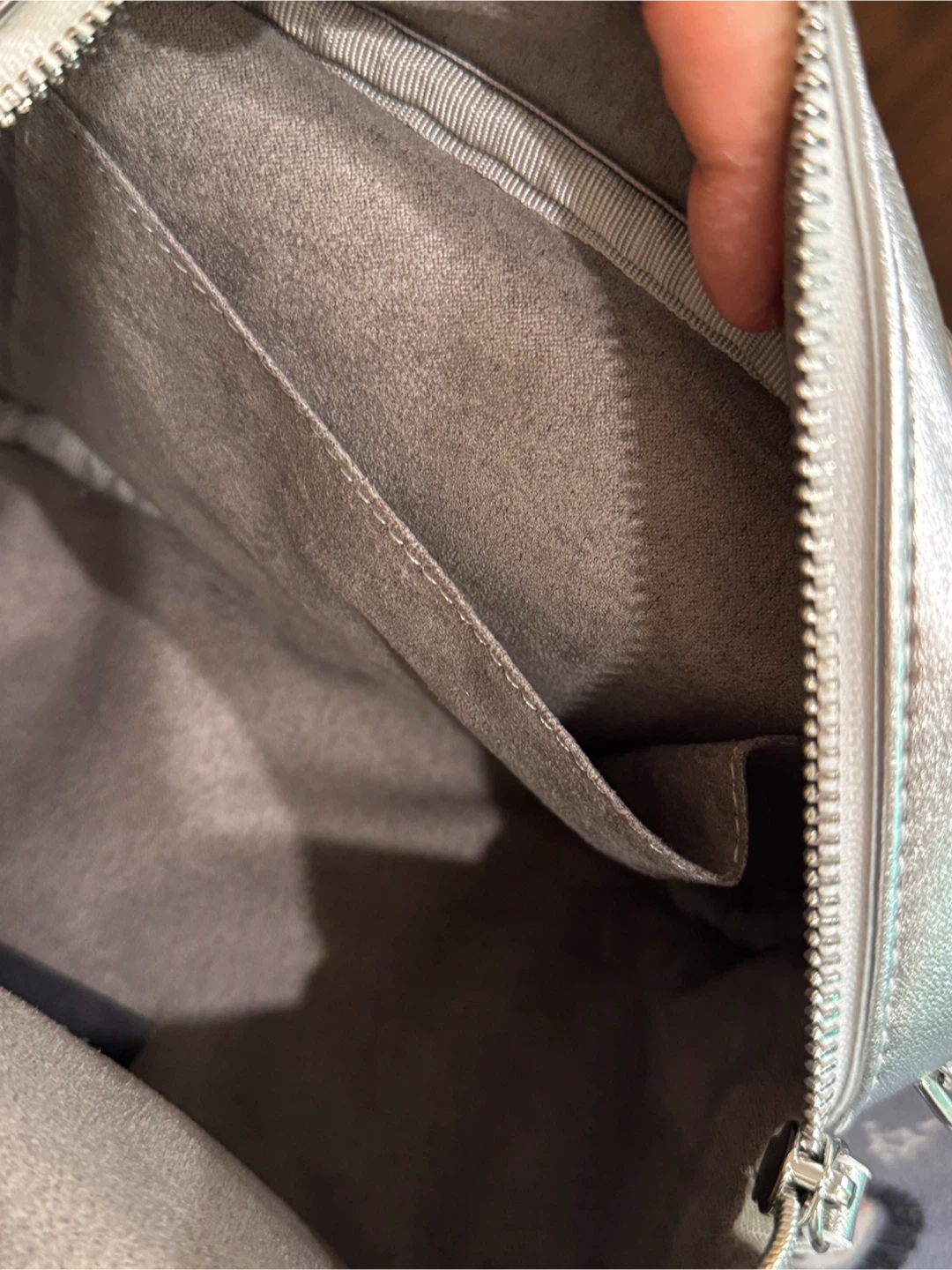 ELNOI Mini Alunna Bag in Metallic Champagne - photo 5