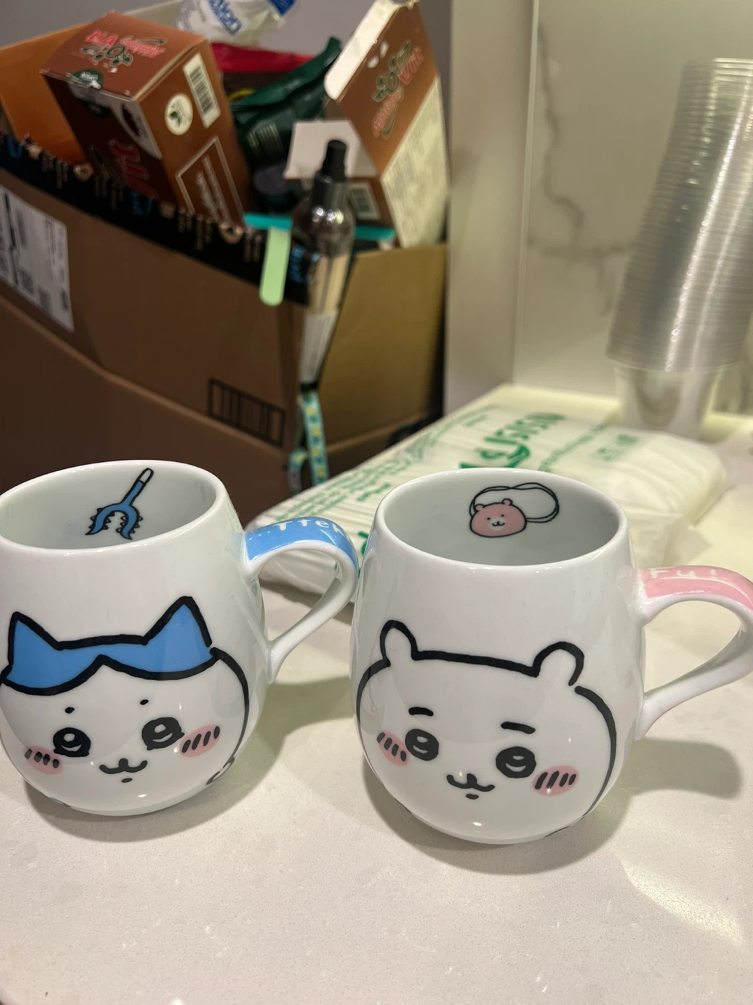 Chiikawa Character Mugs - Set of 2