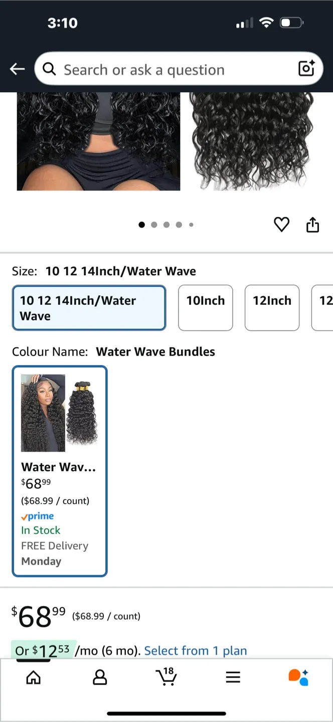 Water Wave Bundles 10 12 14 Inch-human hair image indicator(2)