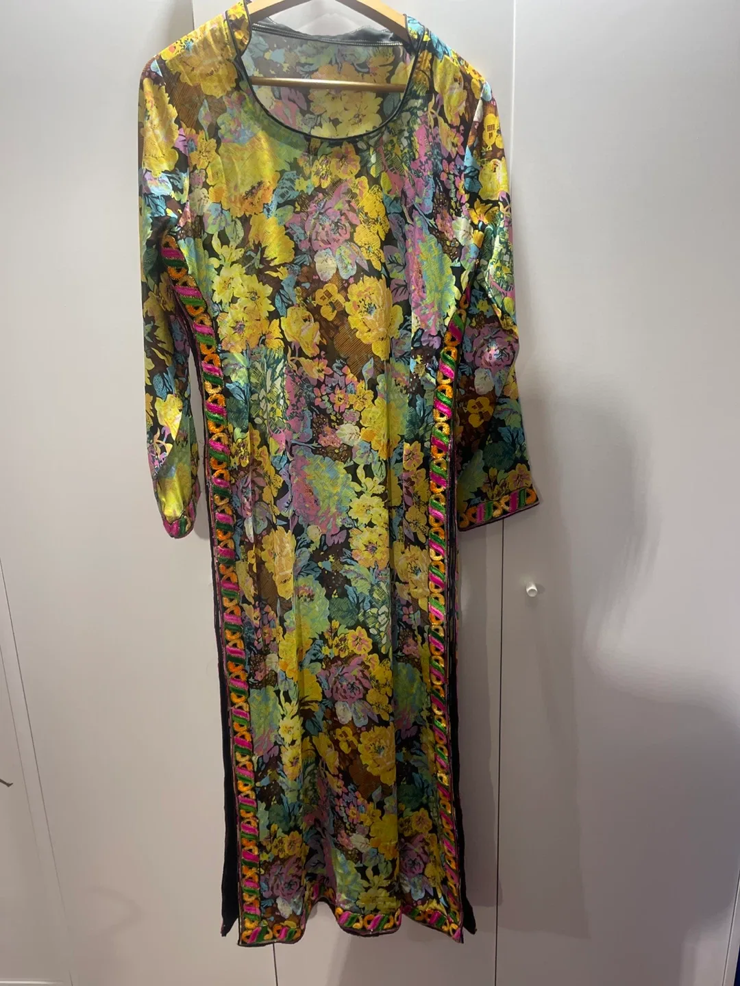 Floral Print Long Sleeve Dress thumbnail