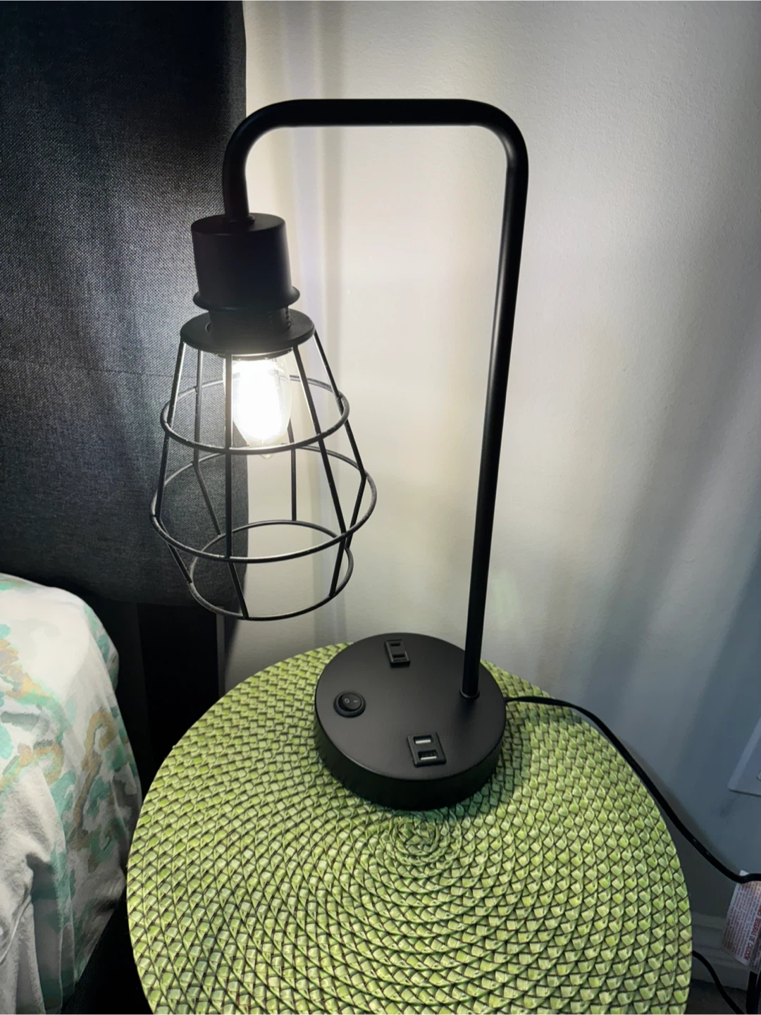 Move out sale - set of 2 Table Lamp with USB Ports