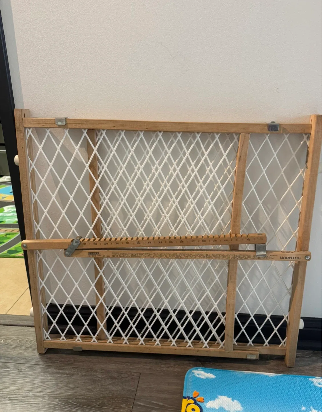Adjustable Wooden Baby Gate