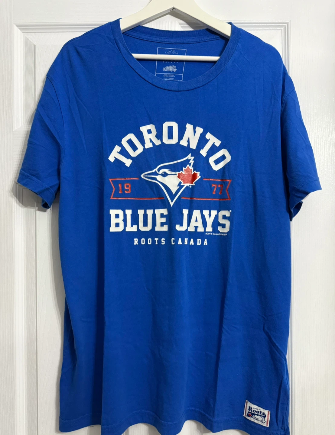 Roots x Toronto Blue Jays collaboration t-shirt