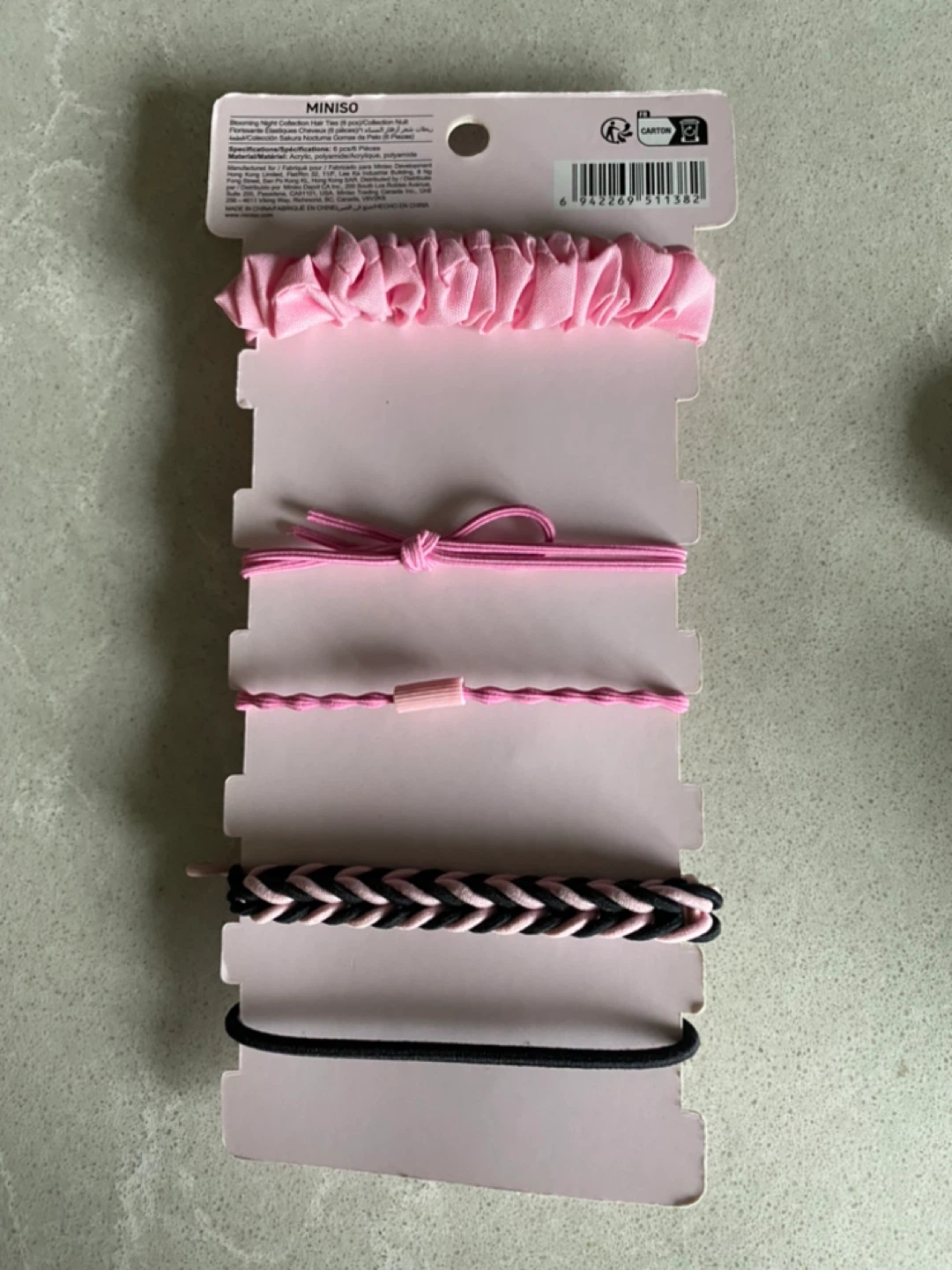 Miniso Hair Ties - Set of 5 - photo 2