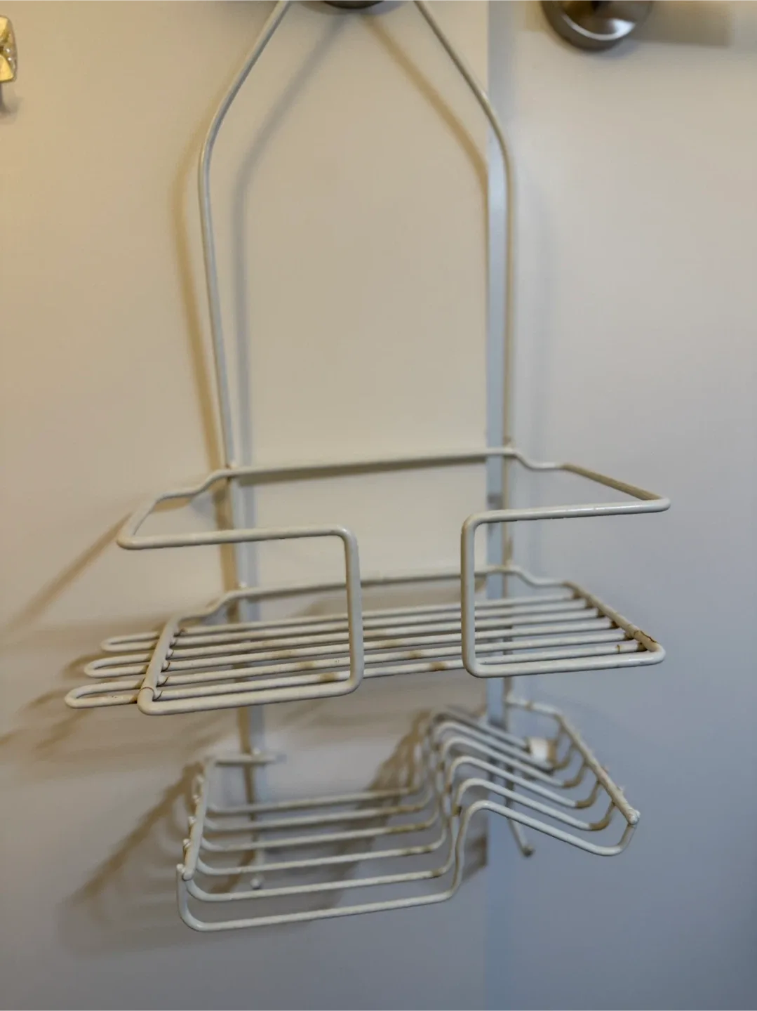 Hanging Shower Caddy - White Metal thumbnail