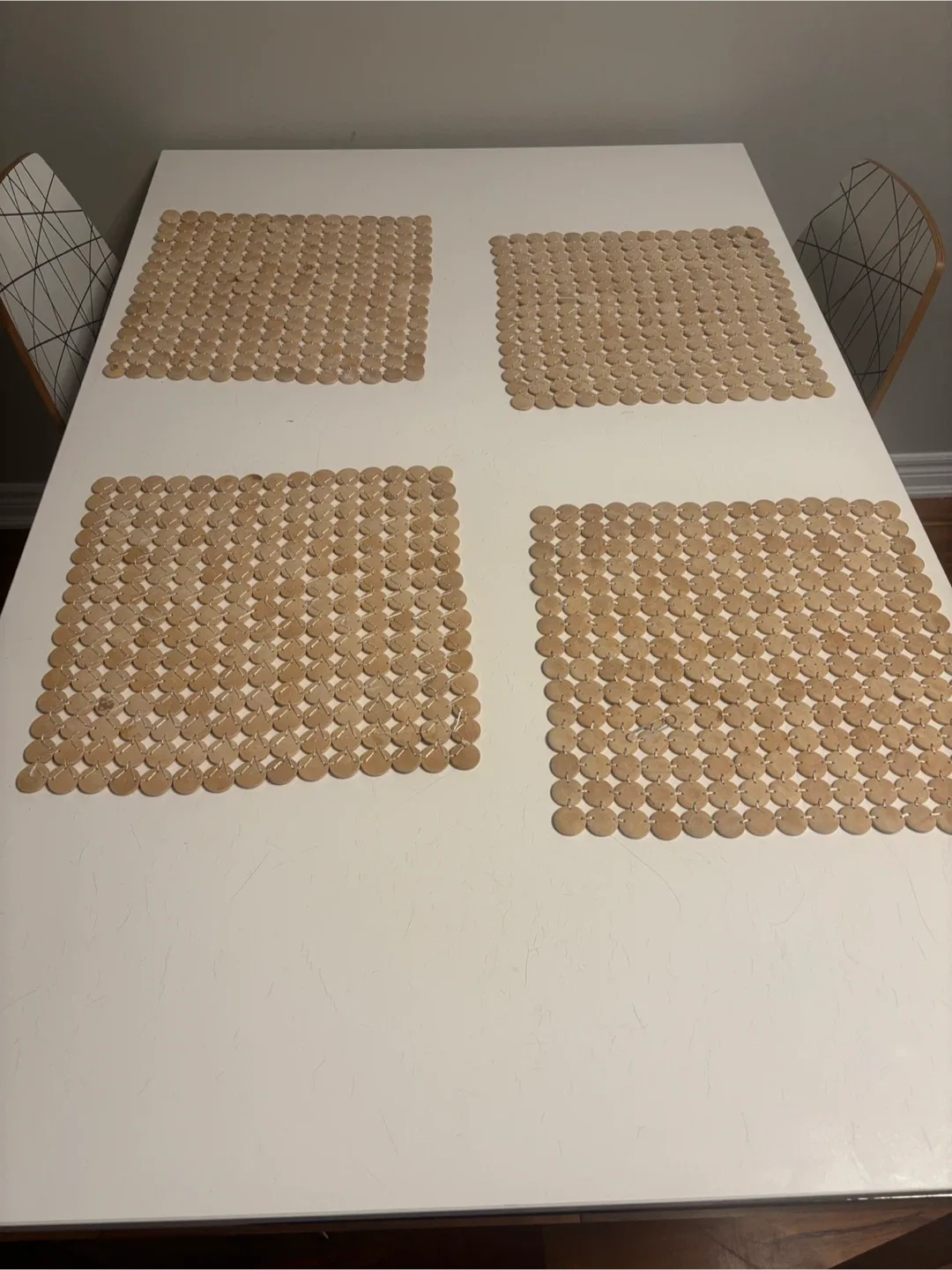 Dining Table with 4 Chairs - White & Chrome image indicator(3)