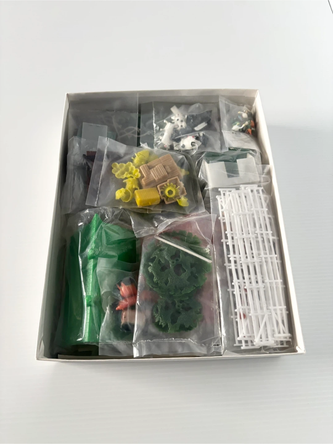 Extremely rare unopened miniature farm set by Marx toys