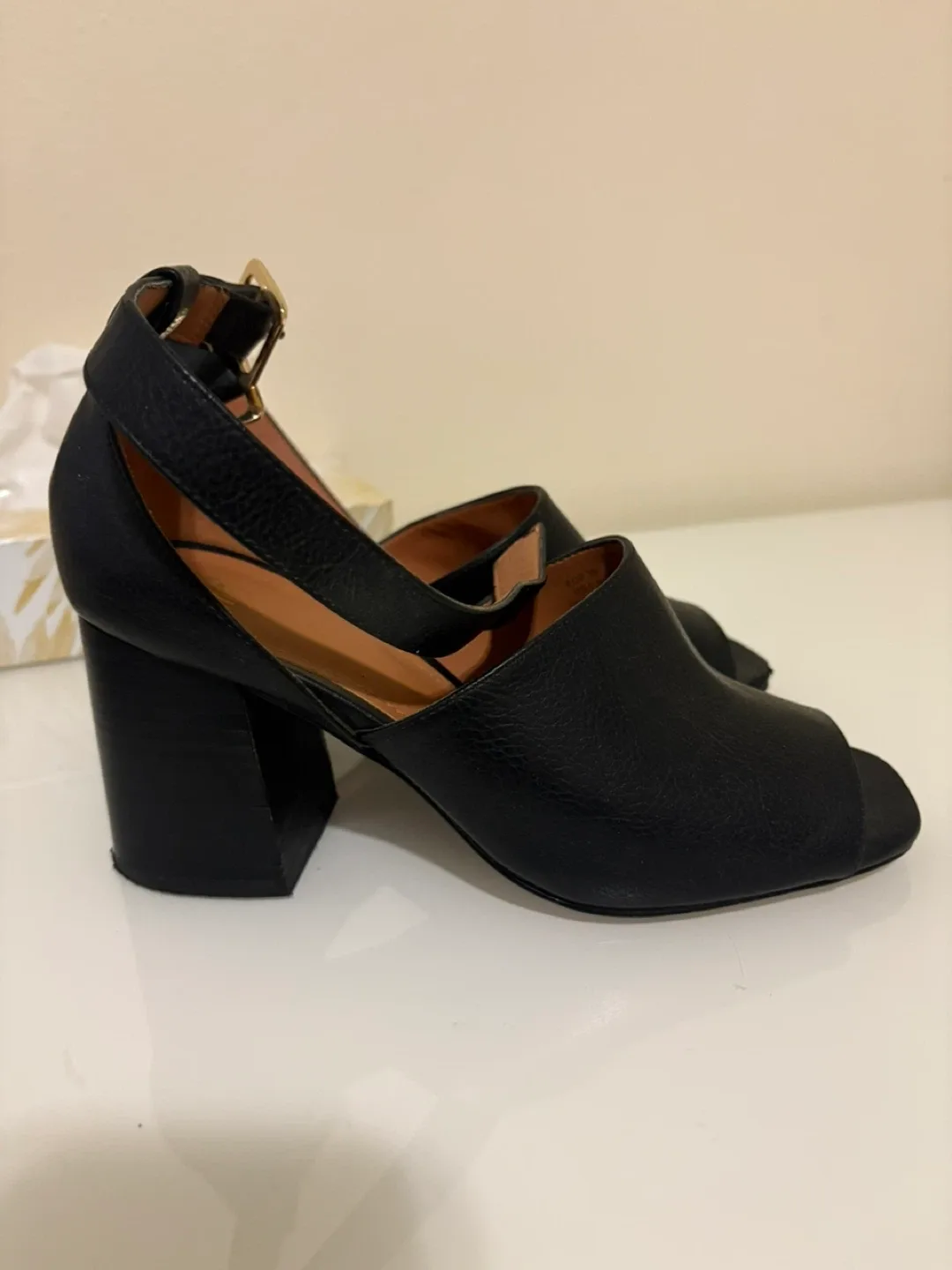 H&M Black Heeled Sandals - Size 36 image indicator(4)