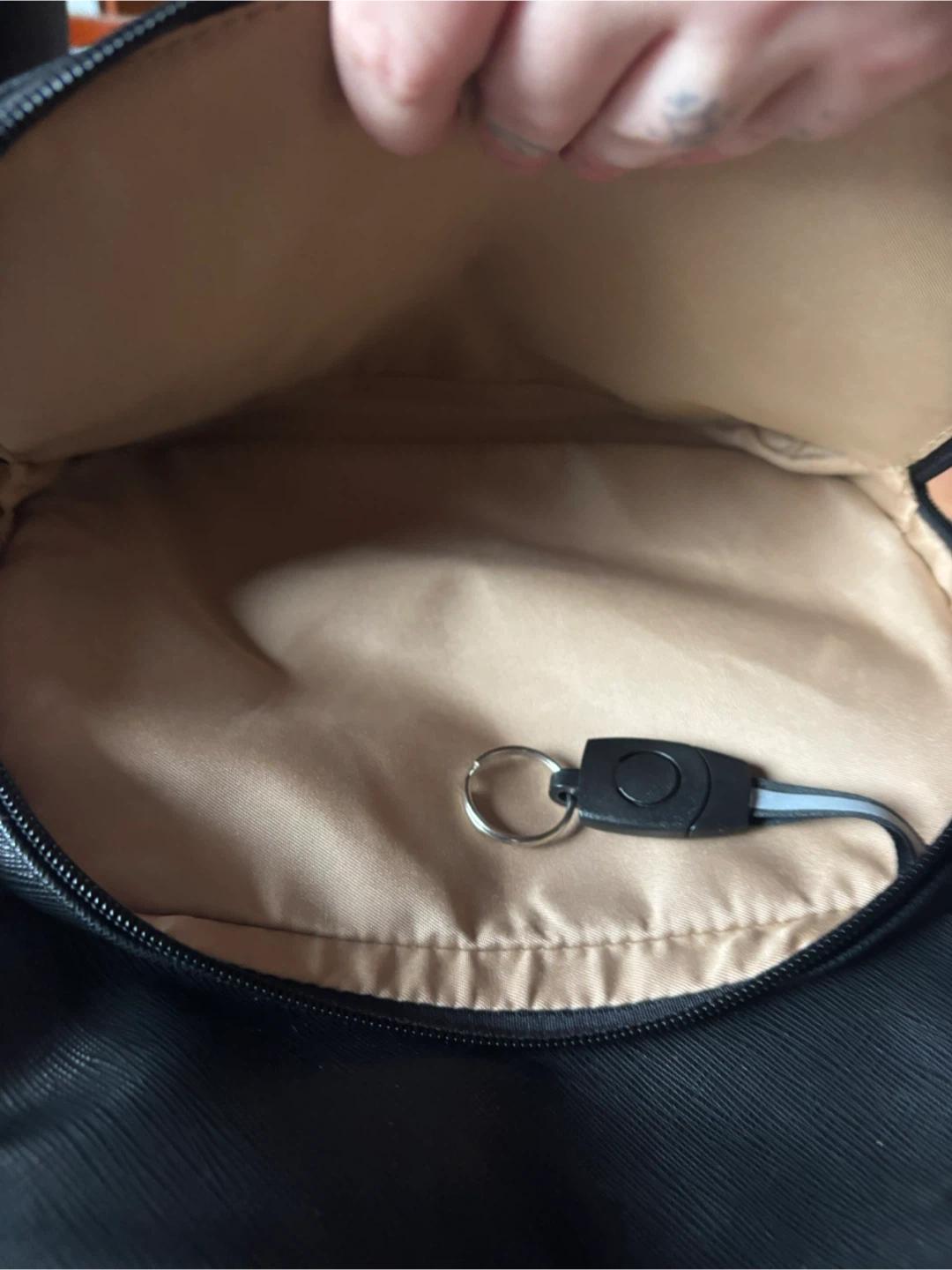 Black Leather Backpack - photo 4