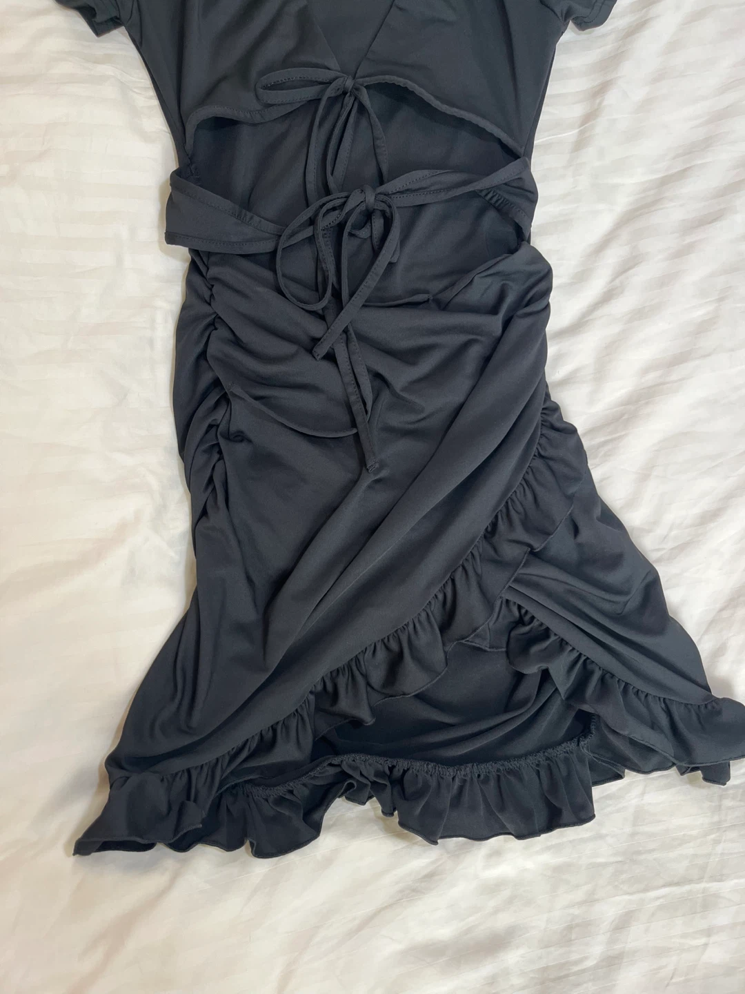 SHEIN Black Body Con Cut Out Dress - photo 4