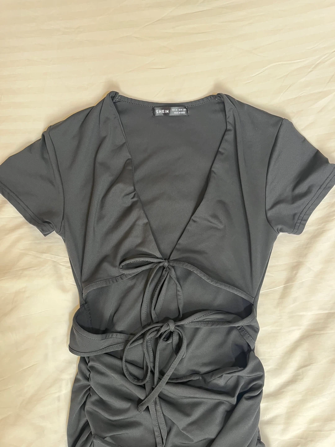 SHEIN Black Body Con Cut Out Dress - photo 3