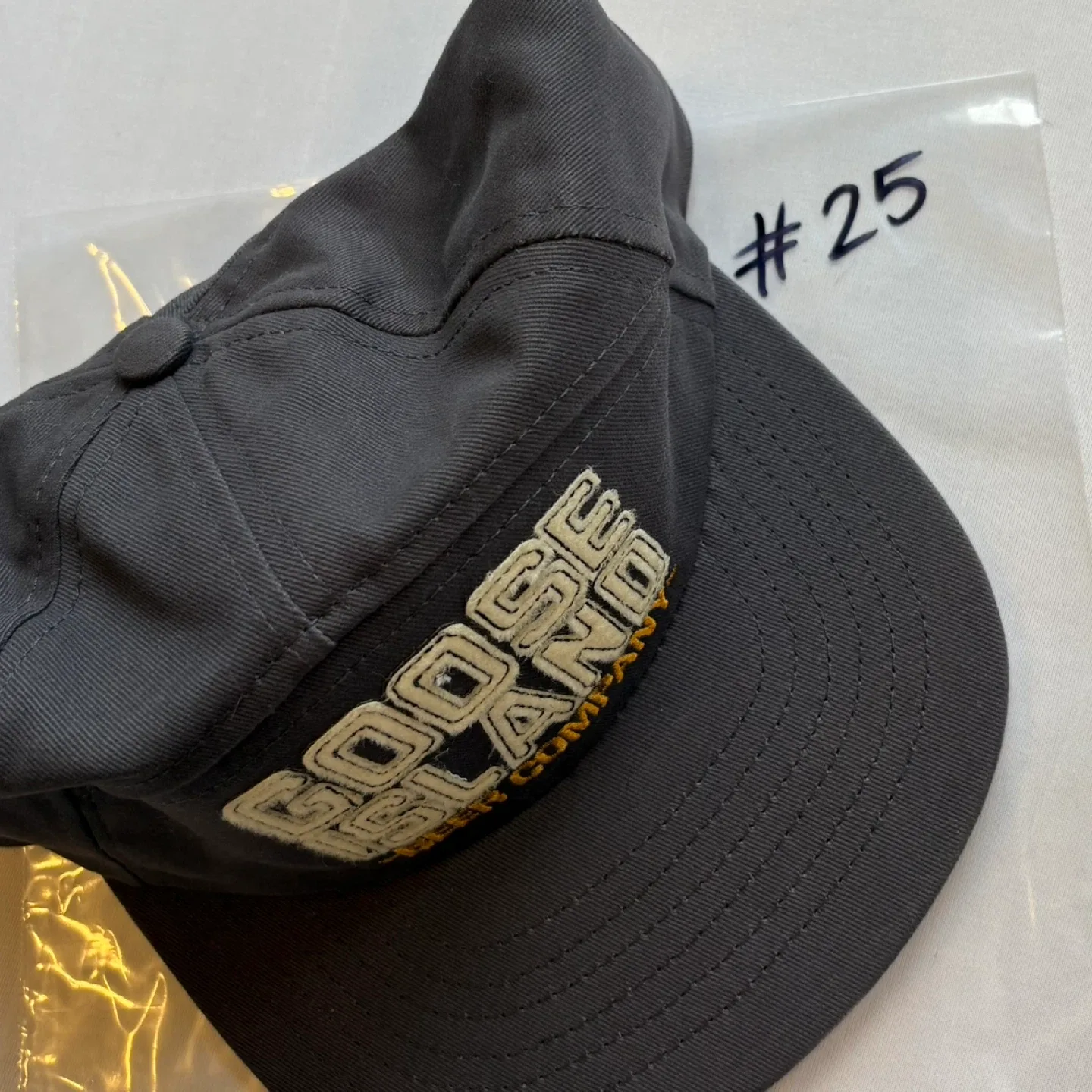 Goose Island Beer Hat Cap Adjustable Dark Grey Flat Bill Brewery image indicator(10)