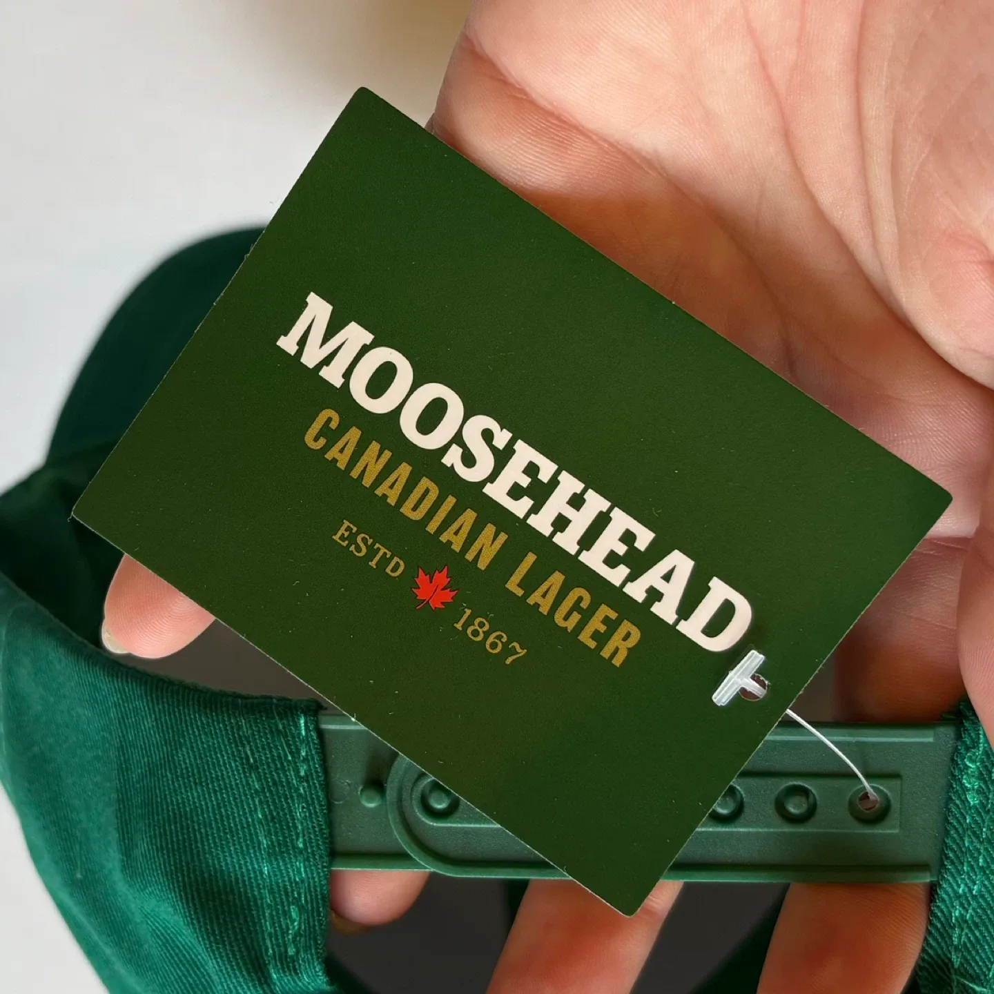 Moosehead Breweries Canadian Lager Hat Cap Snapback Embroidered image indicator(5)