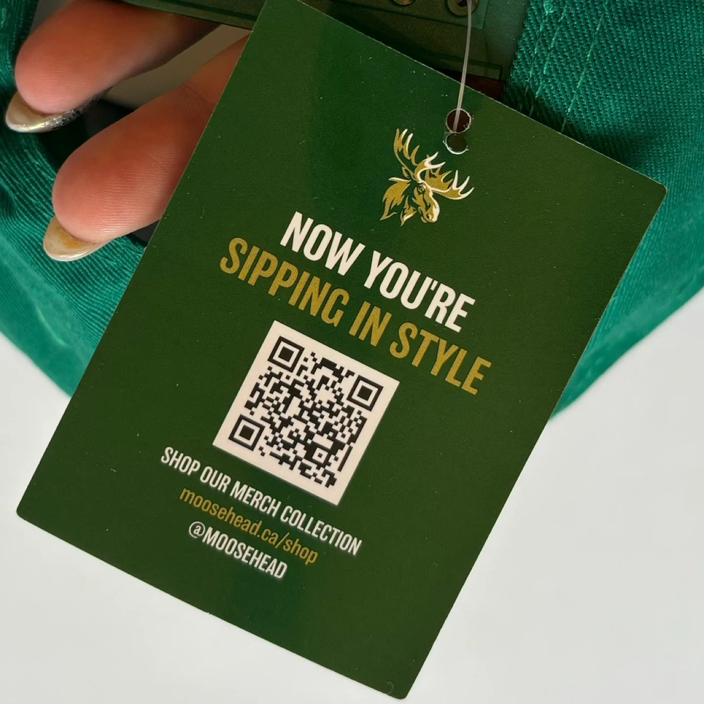 Moosehead Breweries Canadian Lager Hat Cap Snapback Embroidered image indicator(6)